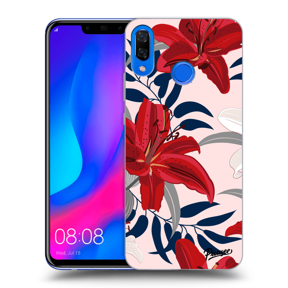 Picasee ULTIMATE CASE pro Huawei Nova 3 - Red Lily