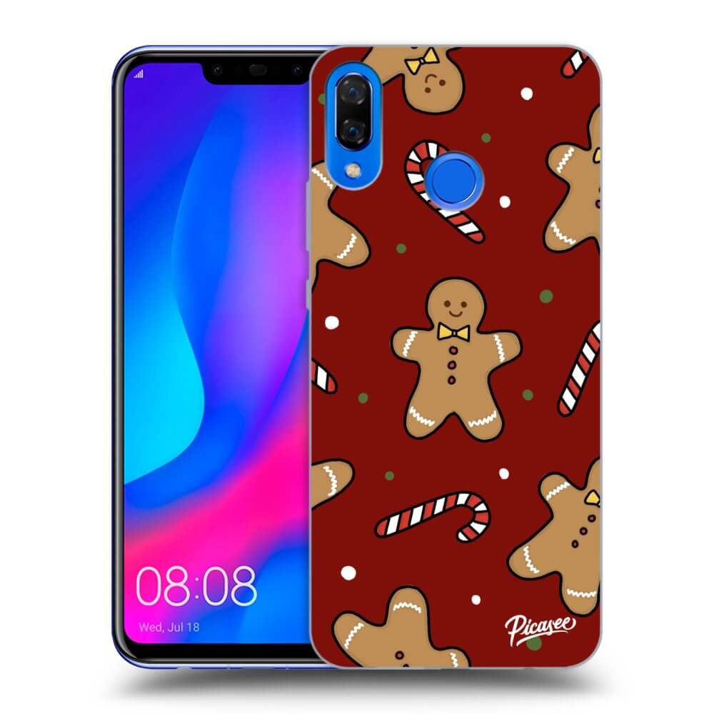 Picasee silikónový prehľadný obal pre Huawei Nova 3 - Gingerbread 2