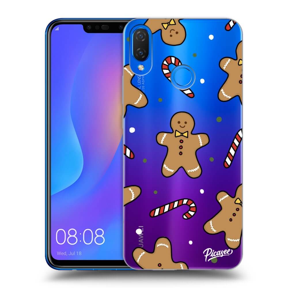 Picasee silikónový prehľadný obal pre Huawei Nova 3i - Gingerbread