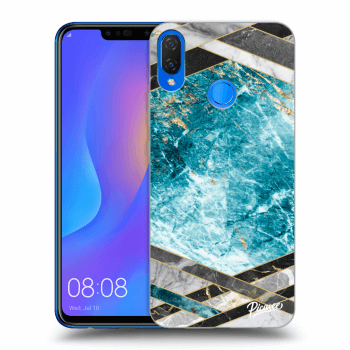 Obal pre Huawei Nova 3i - Blue geometry