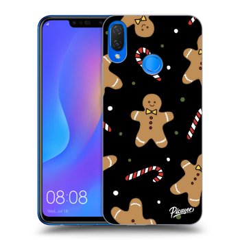 Picasee silikónový čierny obal pre Huawei Nova 3i - Gingerbread