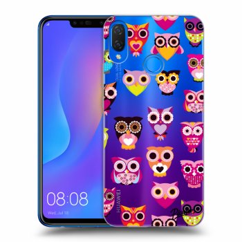 Picasee silikónový prehľadný obal pre Huawei Nova 3i - Owls