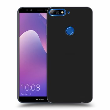 Picasee silikónový čierny obal pre Huawei Y7 Prime (2018) - Clear