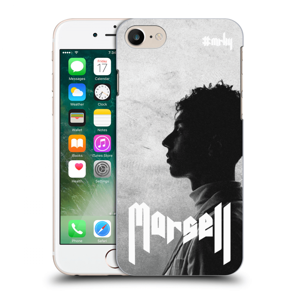 Picasee silikónový mliečny obal pre Apple iPhone 8 - Marsell white