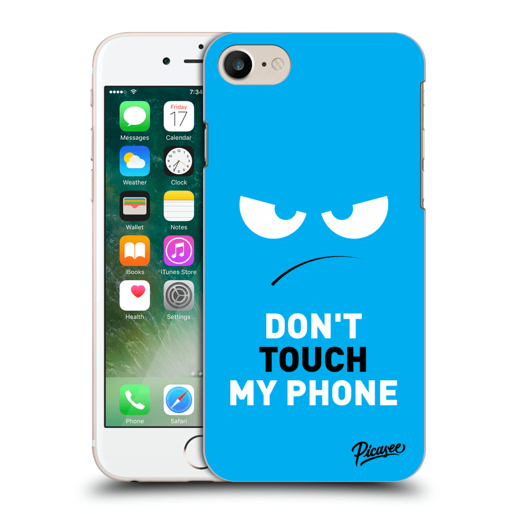 Picasee ULTIMATE CASE pro Apple iPhone 8 - Angry Eyes - Blue
