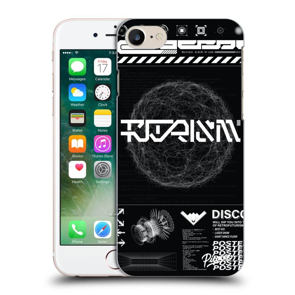 Picasee silikónový čierny obal pre Apple iPhone 8 - BLACK DISCO