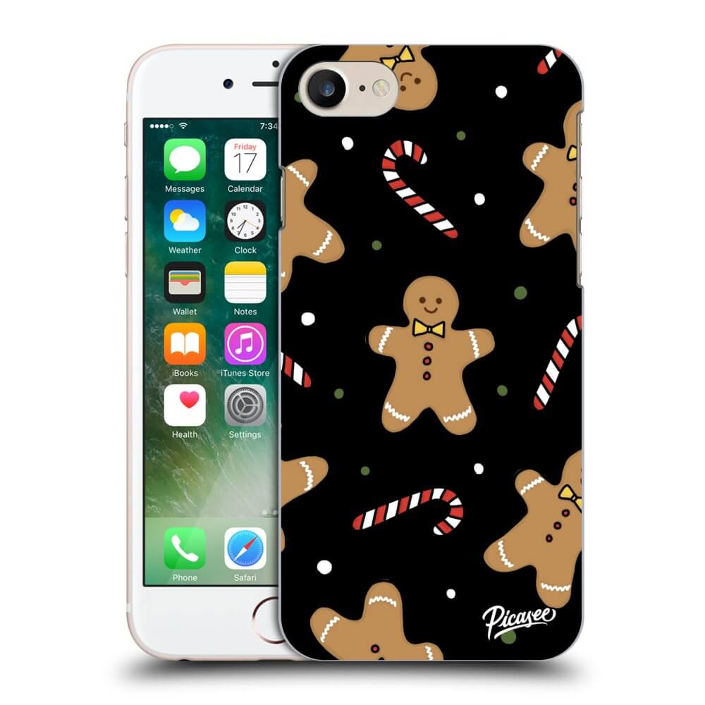 Picasee silikónový čierny obal pre Apple iPhone 8 - Gingerbread