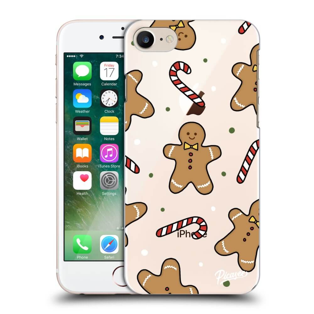 Picasee silikónový prehľadný obal pre Apple iPhone 8 - Gingerbread