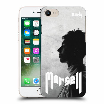 Picasee silikónový čierny obal pre Apple iPhone 8 - Marsell white