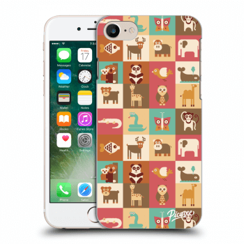 Picasee silikónový prehľadný obal pre Apple iPhone 8 - Animals
