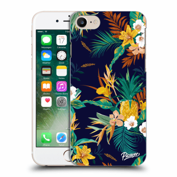 Picasee silikónový prehľadný obal pre Apple iPhone 8 - Pineapple Color