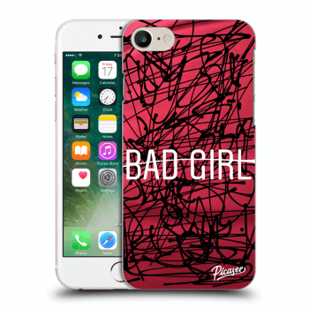 Picasee silikónový prehľadný obal pre Apple iPhone 8 - Bad girl