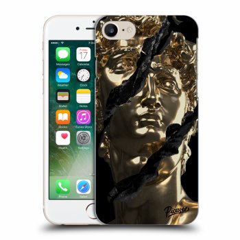 Picasee silikónový čierny obal pre Apple iPhone 8 - Golder
