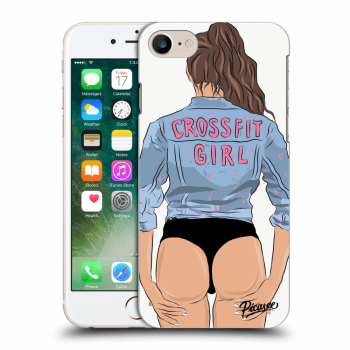 Picasee silikónový mliečny obal pre Apple iPhone 8 - Crossfit girl - nickynellow