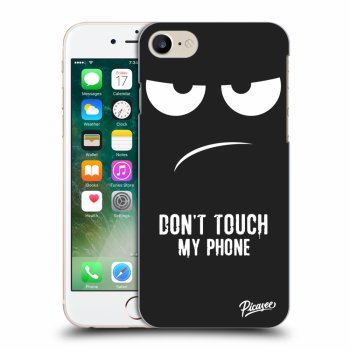 Picasee silikónový čierny obal pre Apple iPhone 8 - Don't Touch My Phone