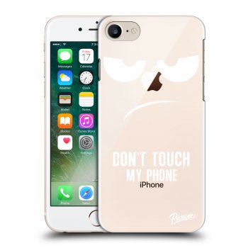 Picasee silikónový prehľadný obal pre Apple iPhone 8 - Don't Touch My Phone
