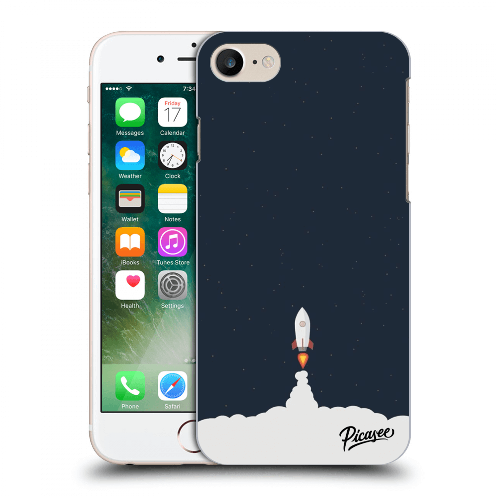 Picasee silikónový prehľadný obal pre Apple iPhone 8 - Astronaut 2