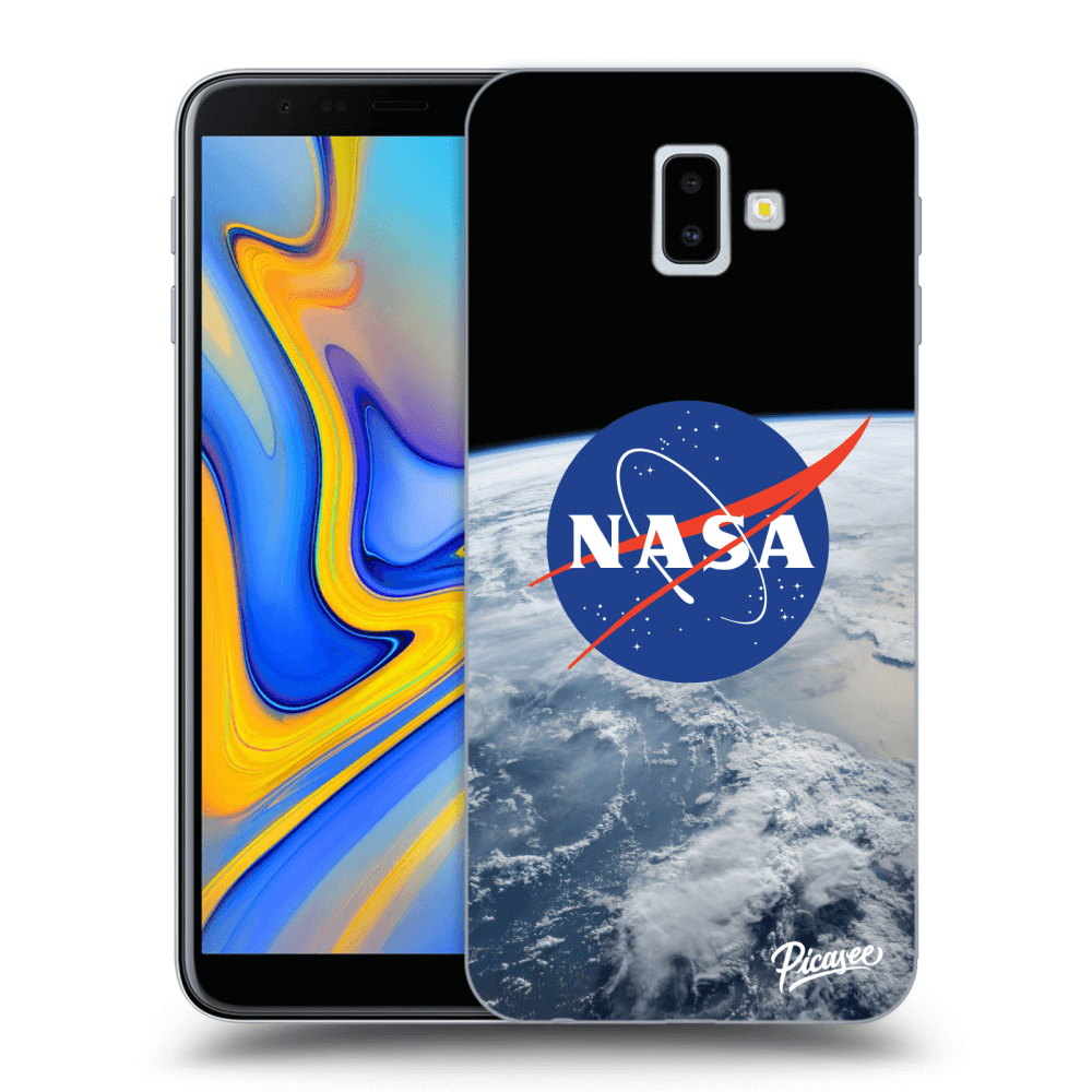 Picasee silikónový prehľadný obal pre Samsung Galaxy J6+ J610F - Nasa Earth