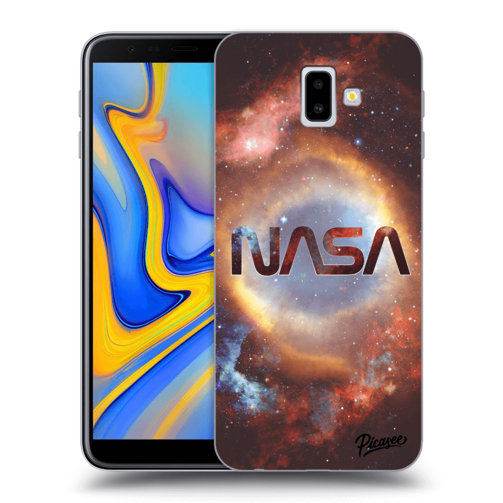 Picasee silikónový prehľadný obal pre Samsung Galaxy J6+ J610F - Nebula