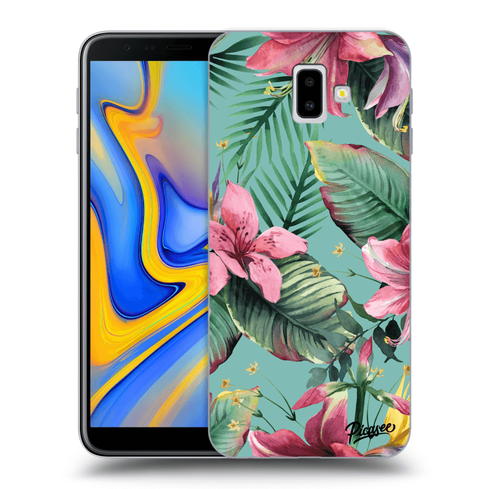 Picasee silikónový prehľadný obal pre Samsung Galaxy J6+ J610F - Hawaii