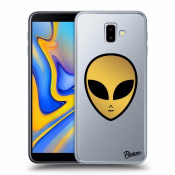 Picasee silikónový prehľadný obal pre Samsung Galaxy J6+ J610F - Earth - Alien