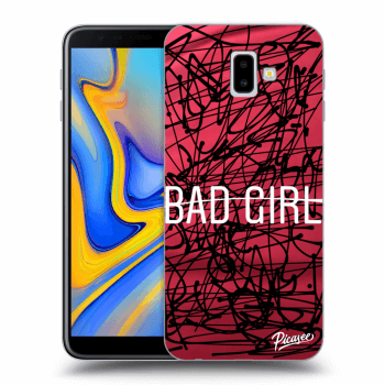 Picasee silikónový prehľadný obal pre Samsung Galaxy J6+ J610F - Bad girl