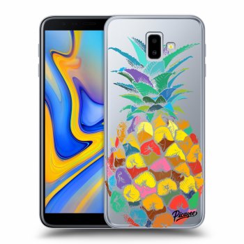 Picasee silikónový prehľadný obal pre Samsung Galaxy J6+ J610F - Pineapple