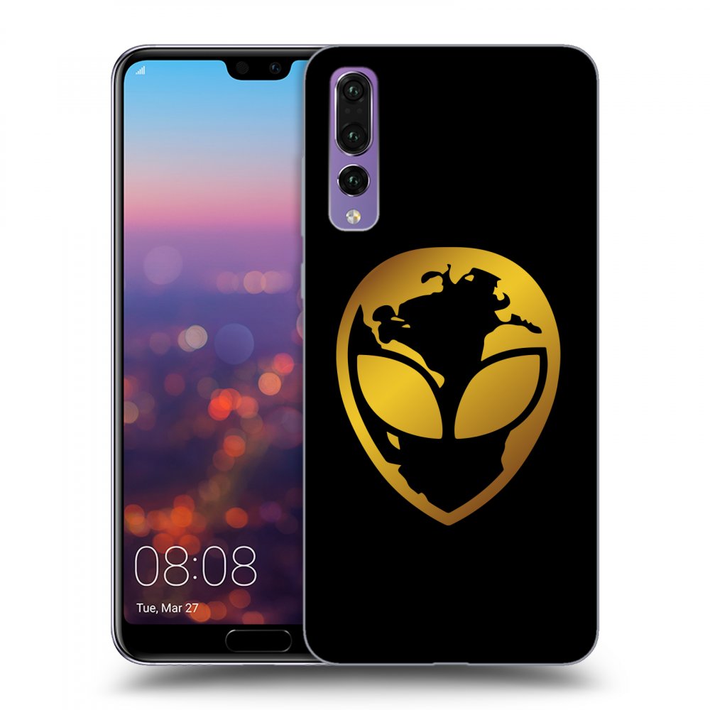 Picasee ULTIMATE CASE pro Huawei P20 Pro - EARTH - Gold Alien 3.0