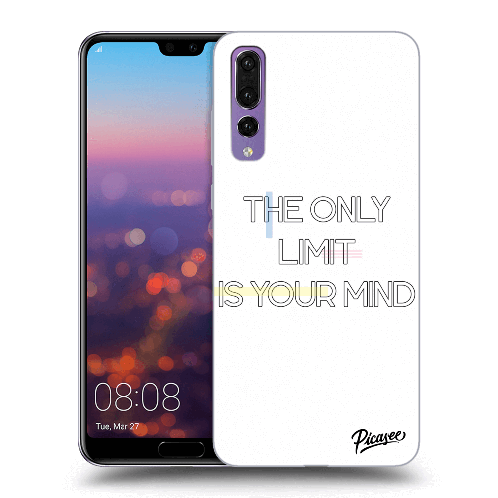 Picasee silikónový čierny obal pre Huawei P20 Pro - The only limit is your mind