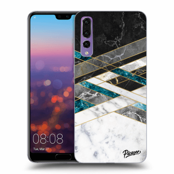 Picasee ULTIMATE CASE pro Huawei P20 Pro - Black & White geometry