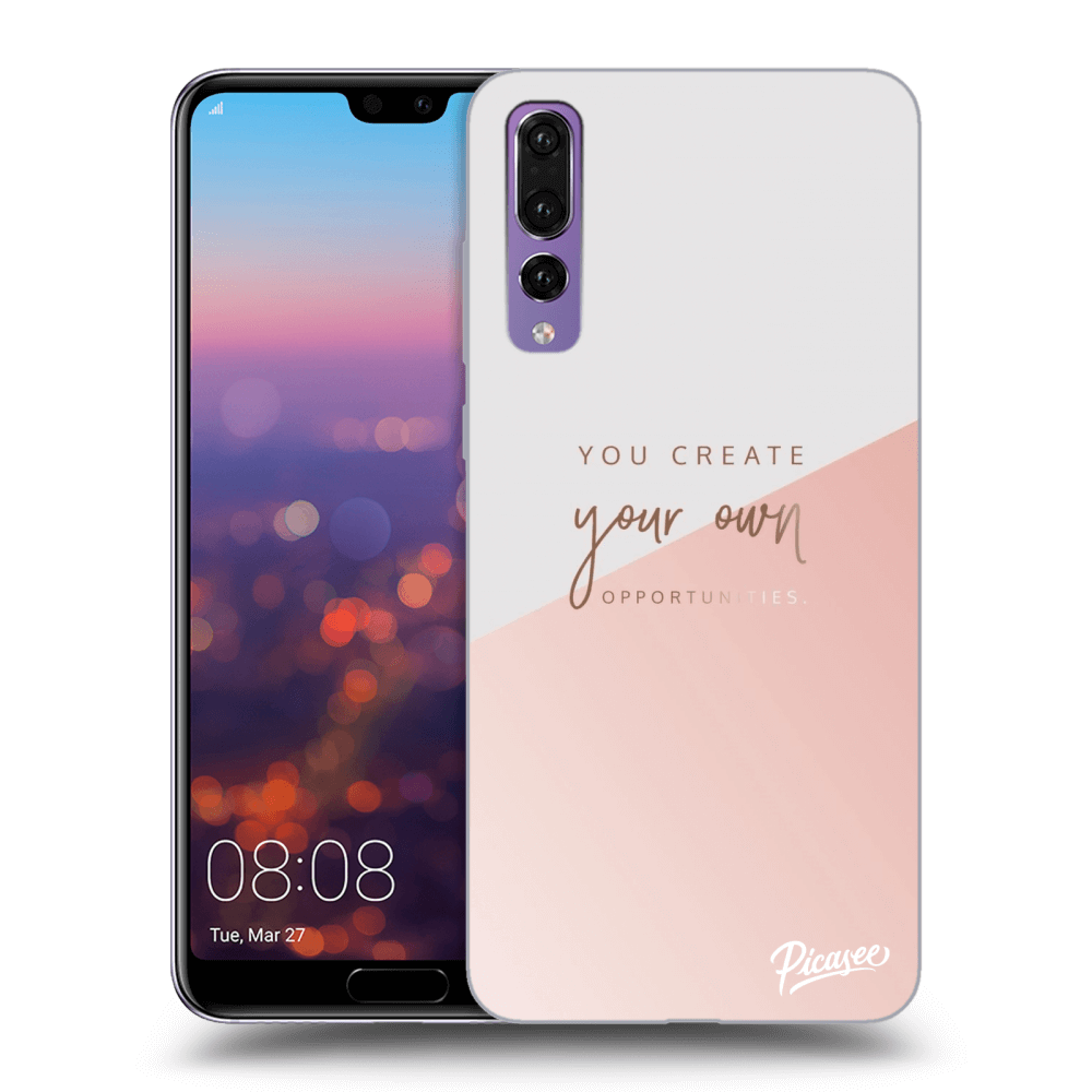 Picasee silikónový čierny obal pre Huawei P20 Pro - You create your own opportunities