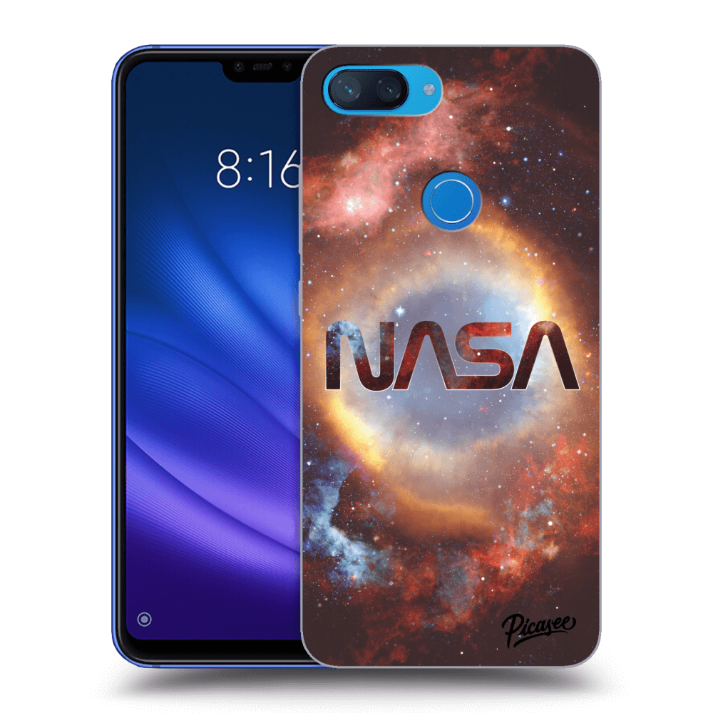 Picasee silikónový čierny obal pre Xiaomi Mi 8 Lite - Nebula
