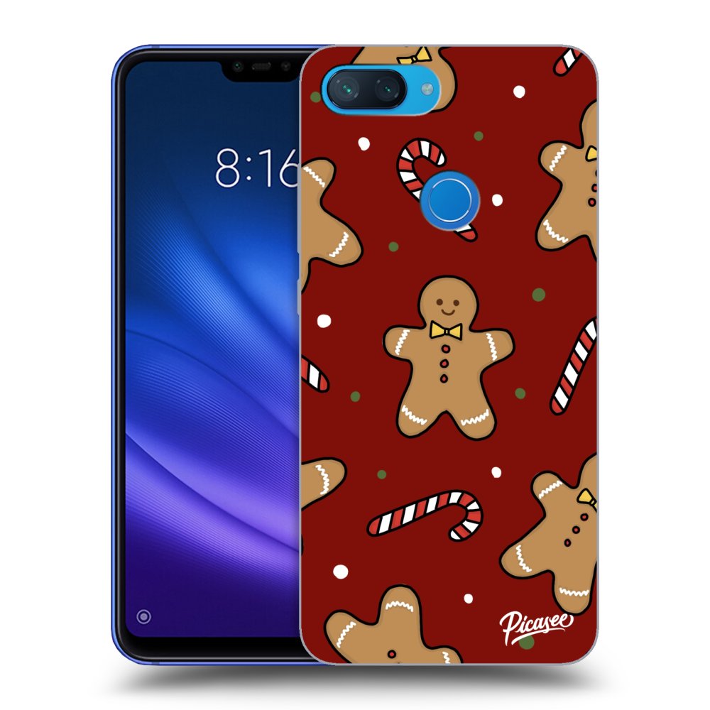 Picasee silikónový prehľadný obal pre Xiaomi Mi 8 Lite - Gingerbread 2