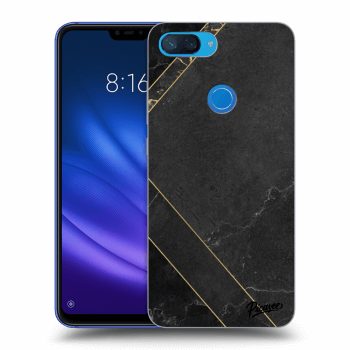 Obal pre Xiaomi Mi 8 Lite - Black tile