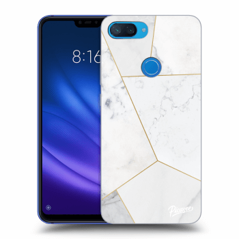 Obal pre Xiaomi Mi 8 Lite - White tile