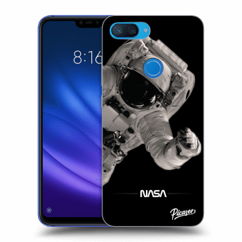 Picasee silikónový čierny obal pre Xiaomi Mi 8 Lite - Astronaut Big