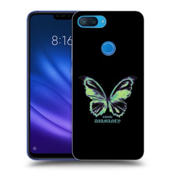 Picasee silikónový čierny obal pre Xiaomi Mi 8 Lite - Diamanty Blue