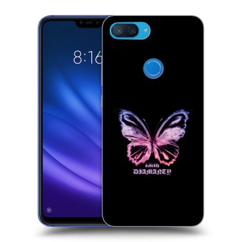 Picasee silikónový čierny obal pre Xiaomi Mi 8 Lite - Diamanty Purple