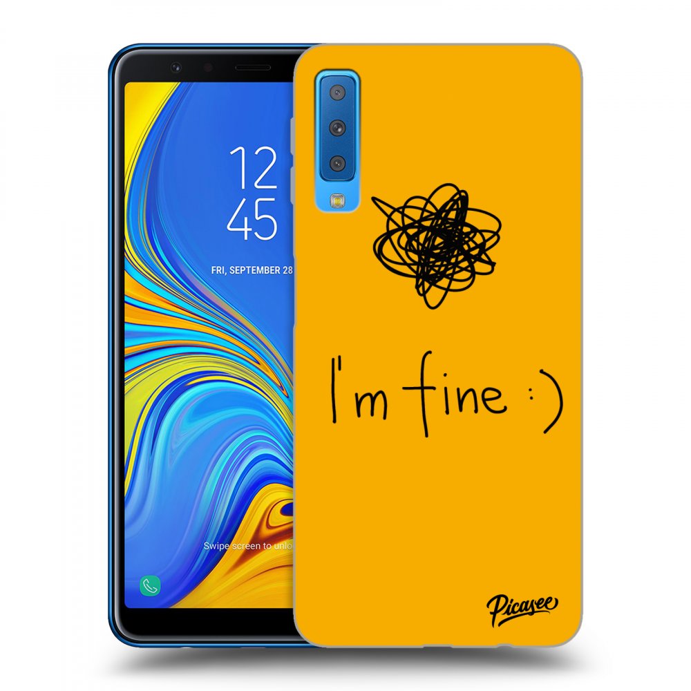 Picasee ULTIMATE CASE pro Samsung Galaxy A7 2018 A750F - I am fine