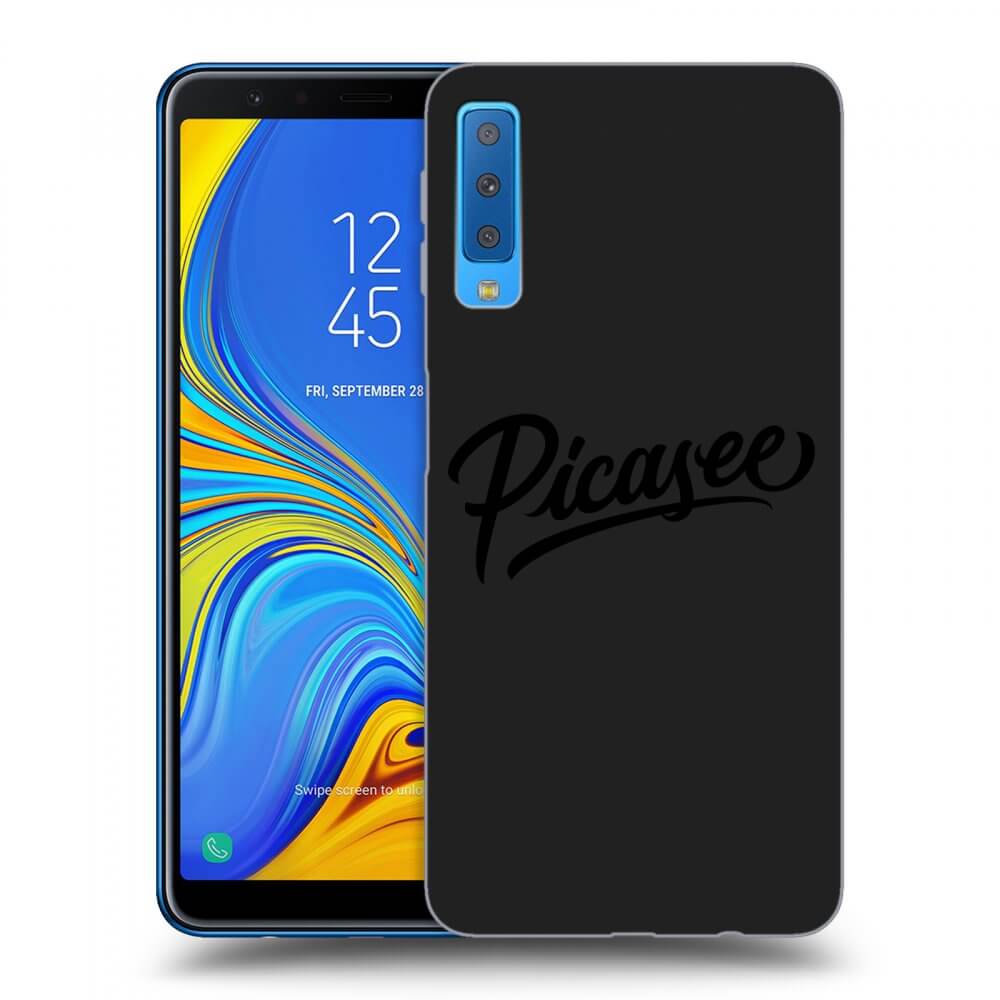 Picasee silikónový čierny obal pre Samsung Galaxy A7 2018 A750F - Picasee - black