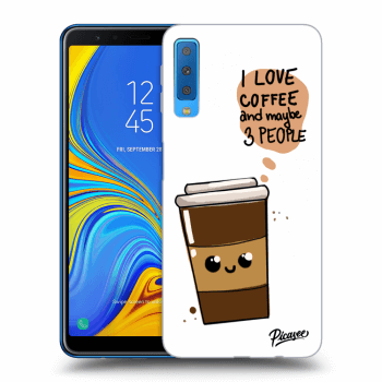 Obal pre Samsung Galaxy A7 2018 A750F - Cute coffee