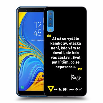 Obal pre Samsung Galaxy A7 2018 A750F - Kazma - SVĚT PATŘÍ TĚM, CO SE NEPOSEROU