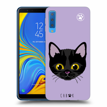 Picasee ULTIMATE CASE pro Samsung Galaxy A7 2018 A750F - Chybí mi kočky - Fialová