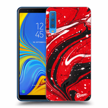 Obal pre Samsung Galaxy A7 2018 A750F - Red black