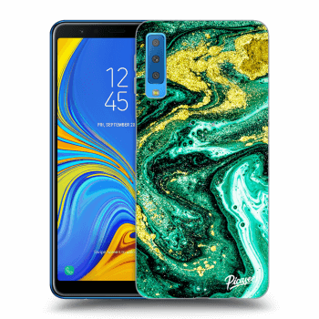 Obal pre Samsung Galaxy A7 2018 A750F - Green Gold