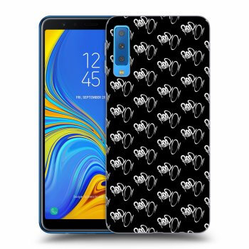 Obal pre Samsung Galaxy A7 2018 A750F - Separ - White On Black