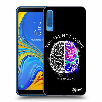 Obal pre Samsung Galaxy A7 2018 A750F - Brain - White