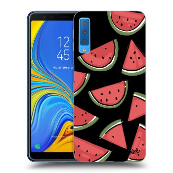 Picasee silikónový čierny obal pre Samsung Galaxy A7 2018 A750F - Melone