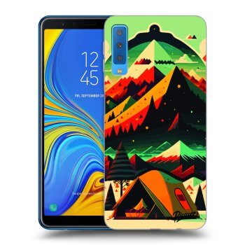 Picasee silikónový prehľadný obal pre Samsung Galaxy A7 2018 A750F - Montreal