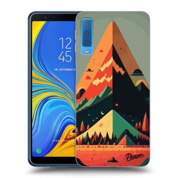 Picasee silikónový čierny obal pre Samsung Galaxy A7 2018 A750F - Oregon